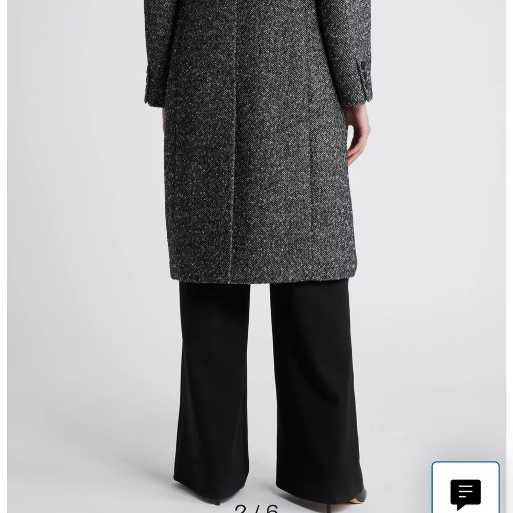 BCBG Max Azria Slim Fit Double Breasted Coat Size XL New With Tags - Picture 5 of 13